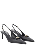 Dolce &amp; Gabbana Women's Slingback Lollo Black, view 2