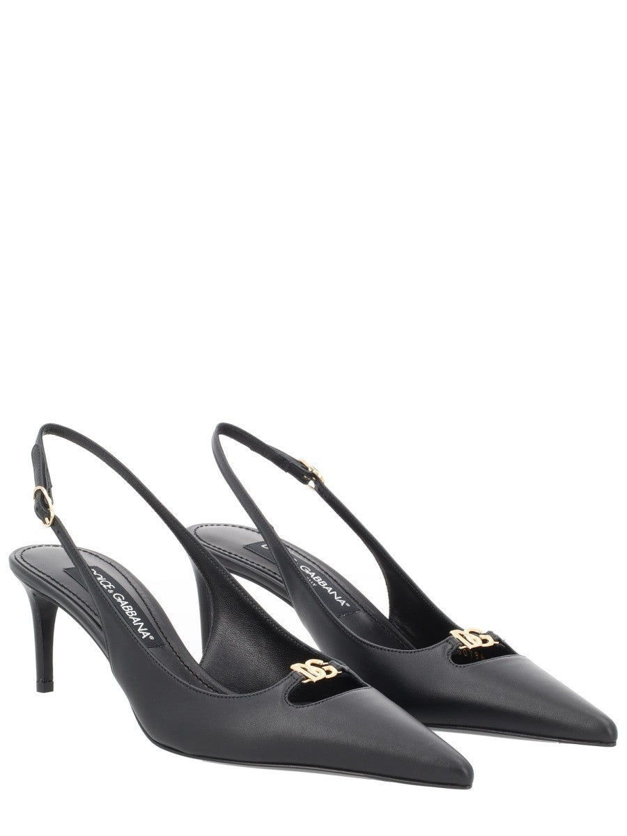 Dolce &amp; Gabbana Women's Slingback Lollo Black