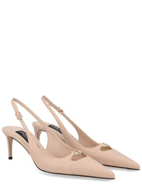 Dolce &amp; Gabbana Women's Slingback Lollo Beige