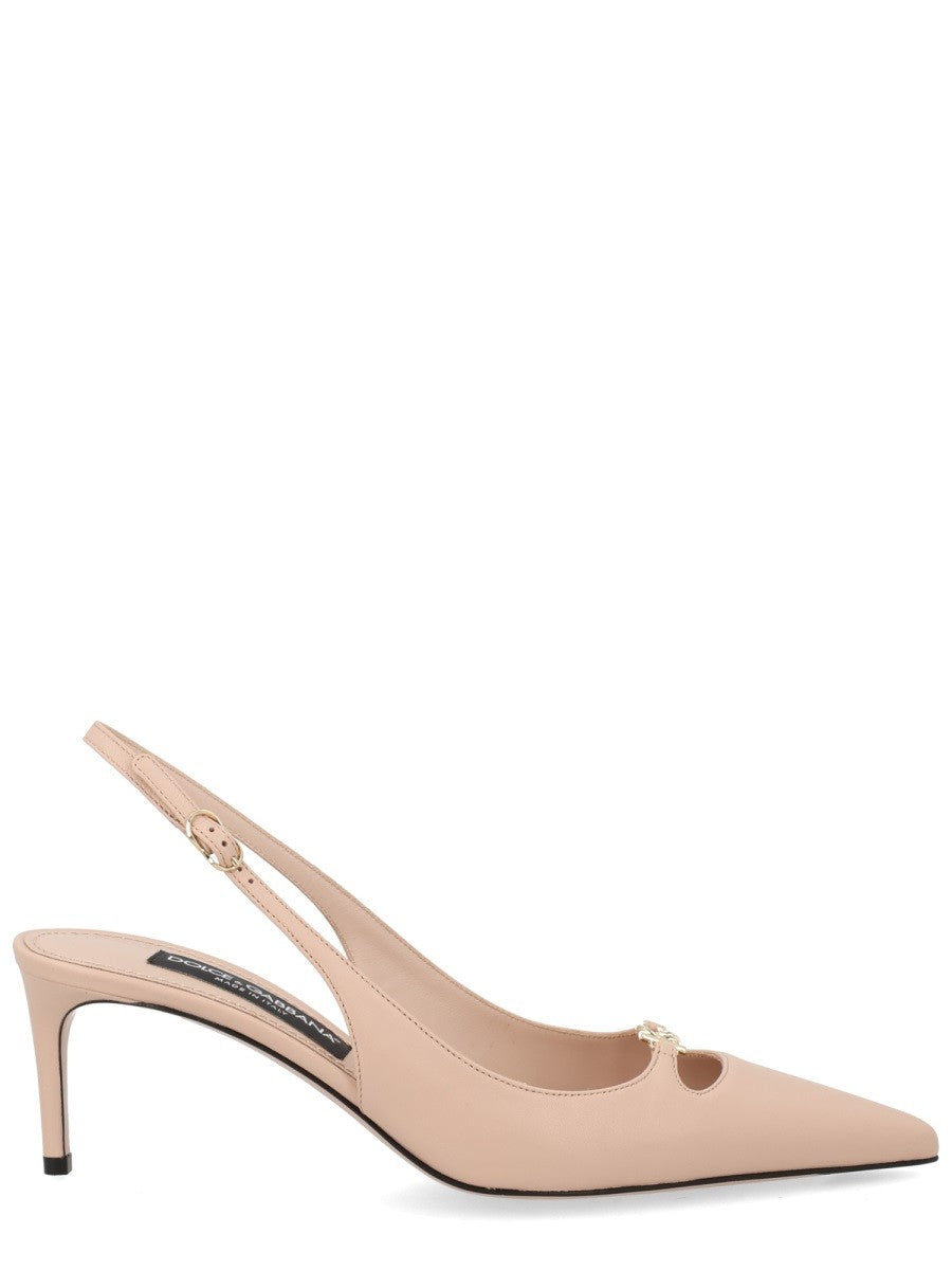 Dolce &amp; Gabbana Women's Slingback Lollo Beige