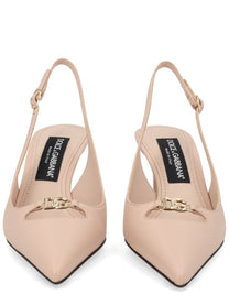 Dolce &amp; Gabbana Women's Slingback Lollo Beige