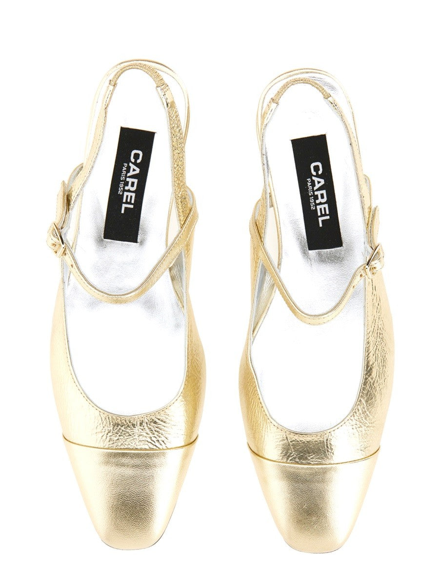 Carel Paris Women's Slingback Ocean Gold