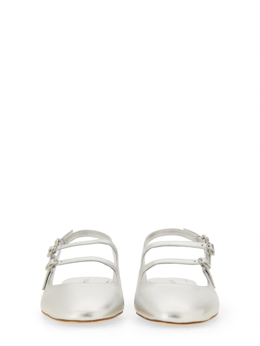 Stuart Weitzman Women's Slingback Pumps Benni Silver