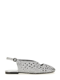 Hereu Women's Slingback Sandal Empuria Metallic Silver Hereu