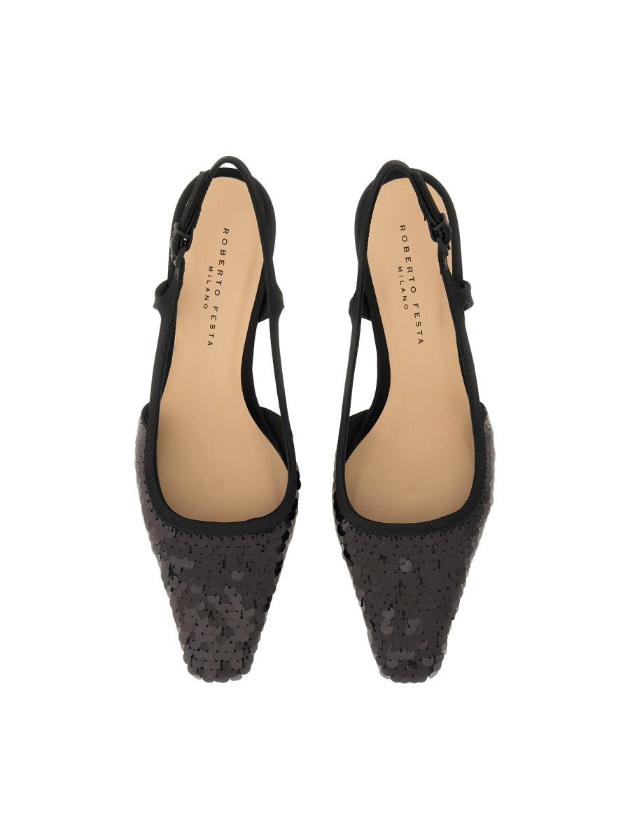 Roberto Festa Women's Slingback Seville Black