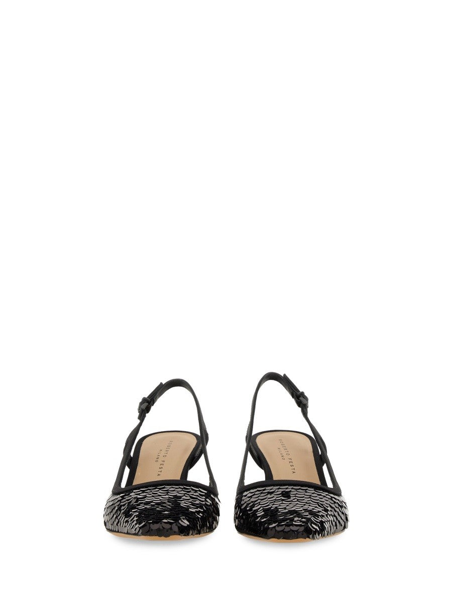 Roberto Festa Women's Slingback Seville Black