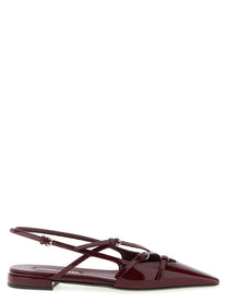 Miu Miu Slingback Straps Red