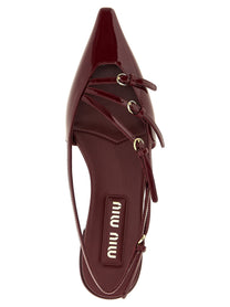 Miu Miu Slingback Straps Red