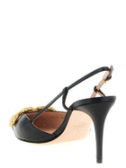 Valentino Slingback Valentino Garavani Vlogo Signature Black, view 3