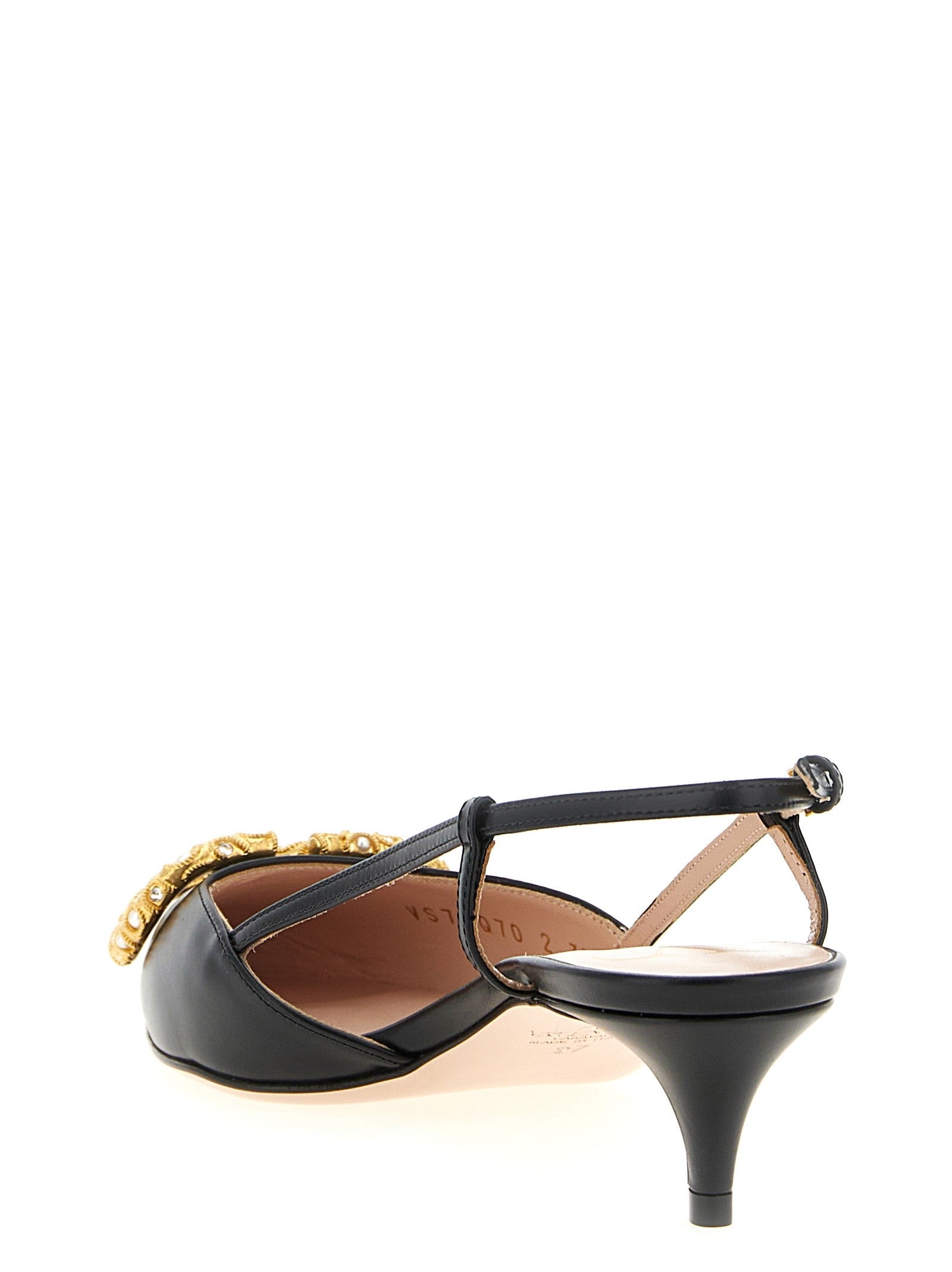 Valentino Slingback Valentino Garavani Vlogo Signature Black