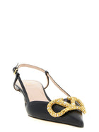 Valentino Slingback Valentino Garavani Vlogo Signature Black, view 2