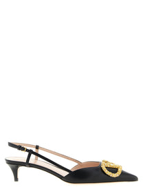 Valentino Slingback Valentino Garavani Vlogo Signature Black