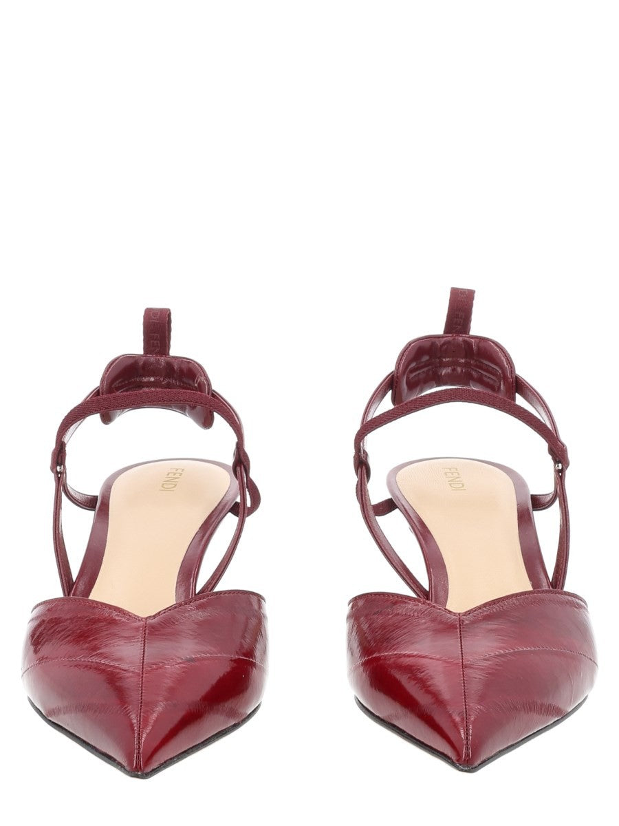 Fendi Women's Slingback Very Colibrì Red