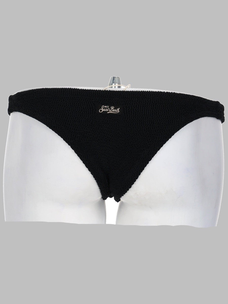 Mc2 Saint Barth Women's Slip Bikini Cheeky Naomi Black