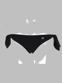 Dolce &amp; Gabbana Women's Slip Bikini Con Fiocchi Black