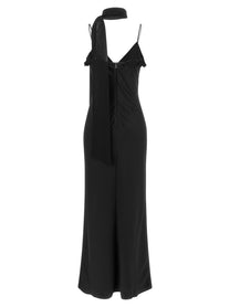 ROTATE Birger Christensen Slip Dress Black