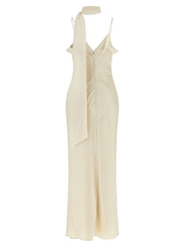 ROTATE Birger Christensen Slip Dress White