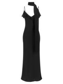 ROTATE Birger Christensen Slip Dress Black