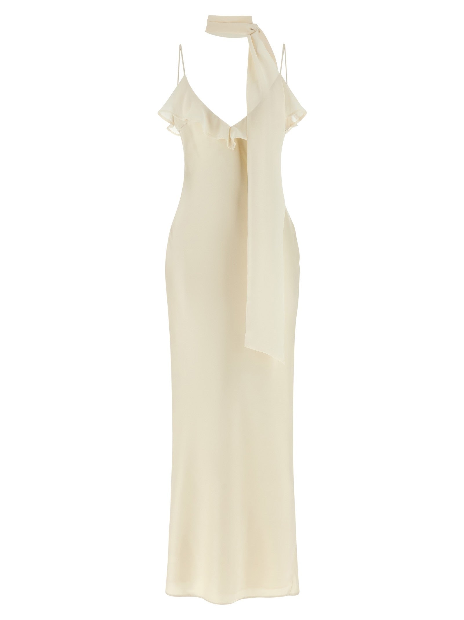 ROTATE Birger Christensen Slip Dress White