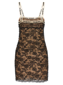 Saint Laurent Slip Dress Black