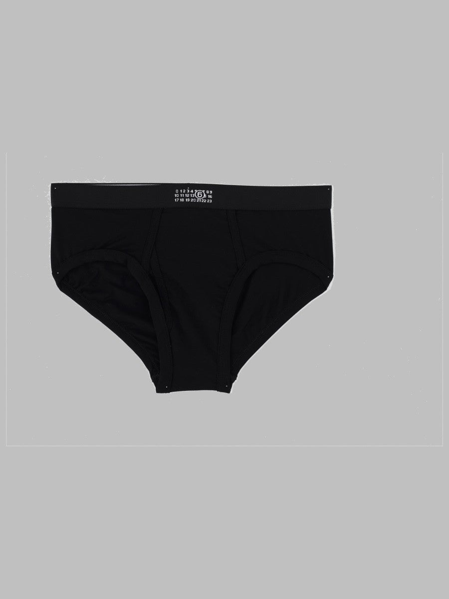 MM6 Maison Margiela Men's Slip in Cotone Black