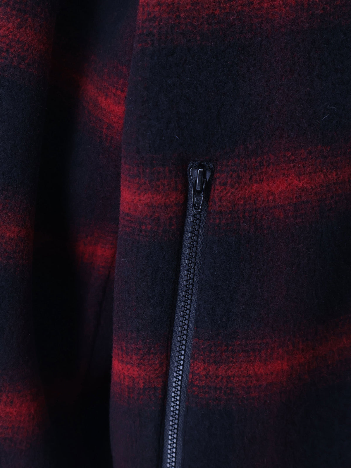 Balenciaga Men's Slip on Madras Wool Jacket Black, view 3