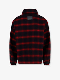 Balenciaga Men's Slip on Madras Wool Jacket Black