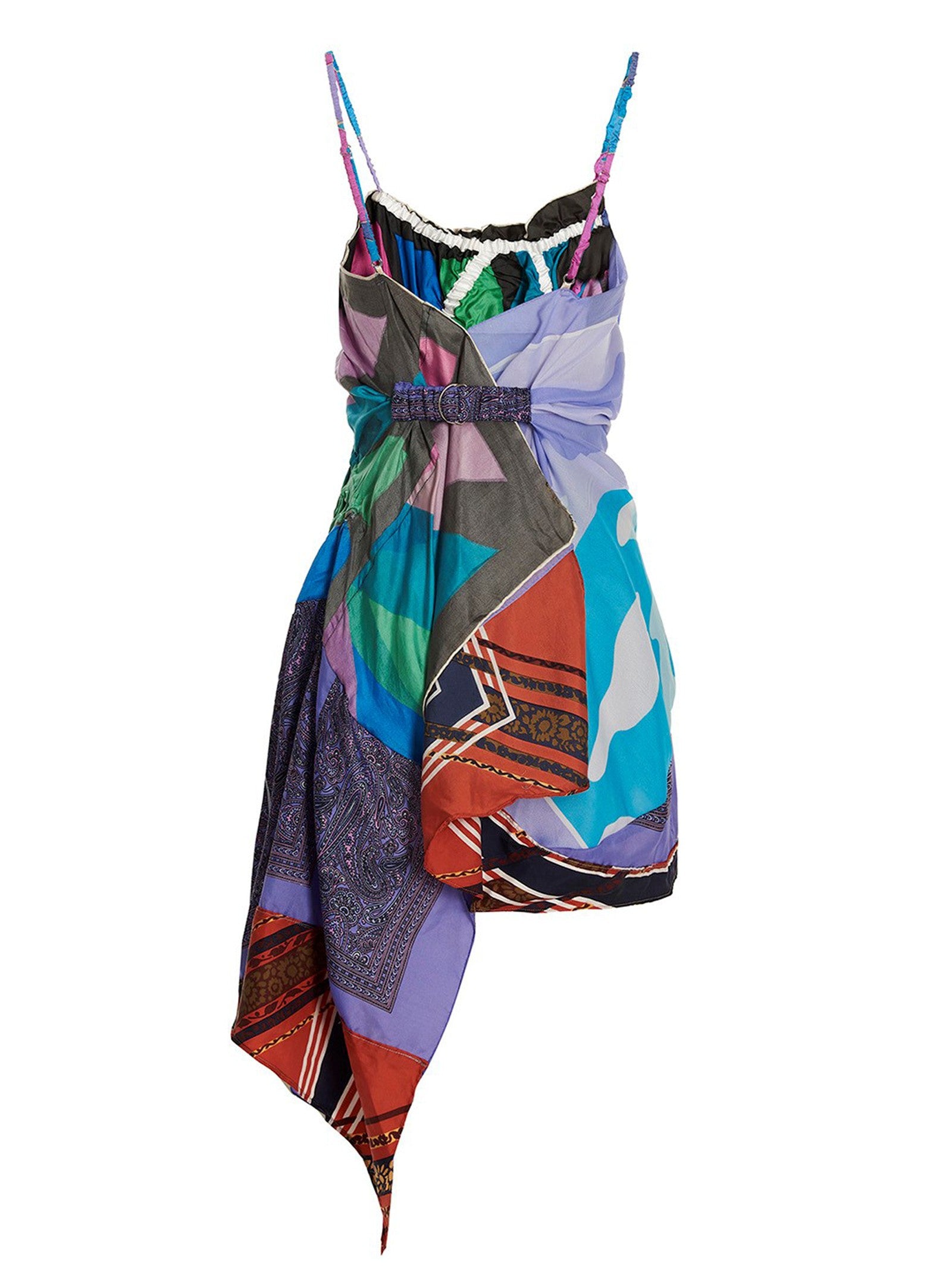 1/Off Slip Scarf Dress Gold