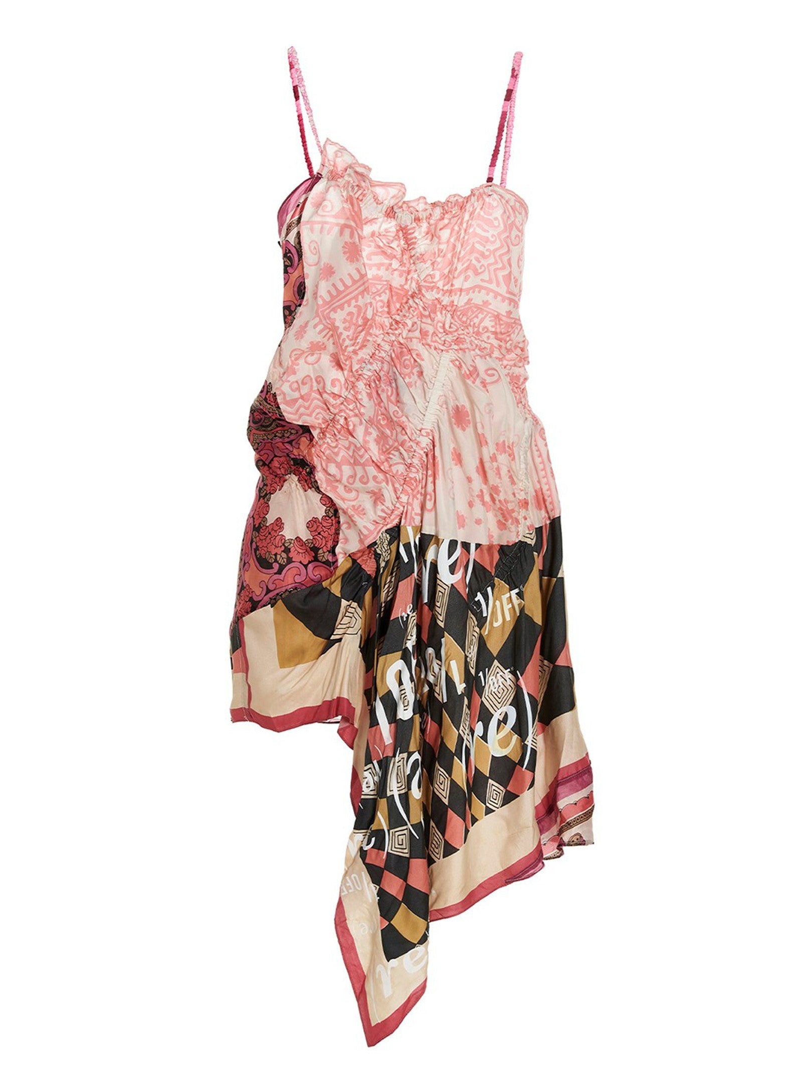 1/Off Slip Scarf Dress Gold