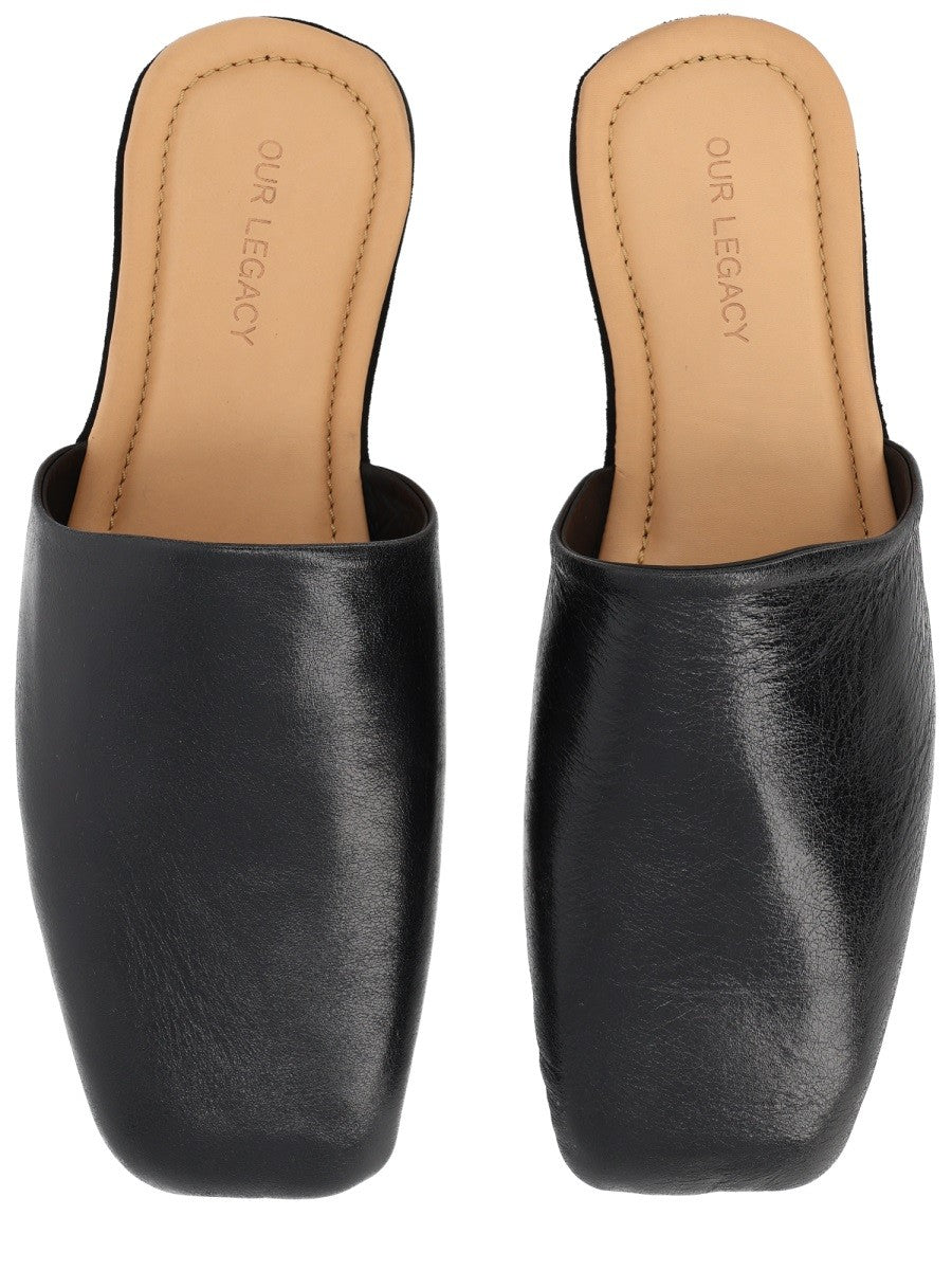 Our Legacy Men's Slipper Cigar Black