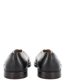 Lemaire Men's Slipper Flat Piped Black