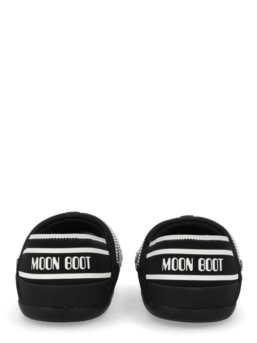 Moon Boot Women's Slipper Icon Black