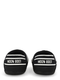 Moon Boot Women's Slipper Icon Black