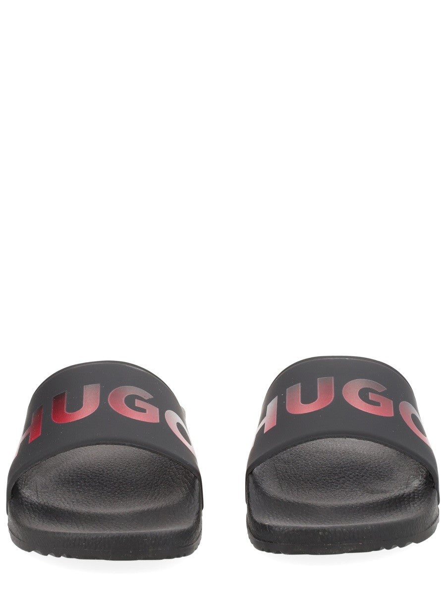 HUGO BOSS Men's Slipper Slipper Black