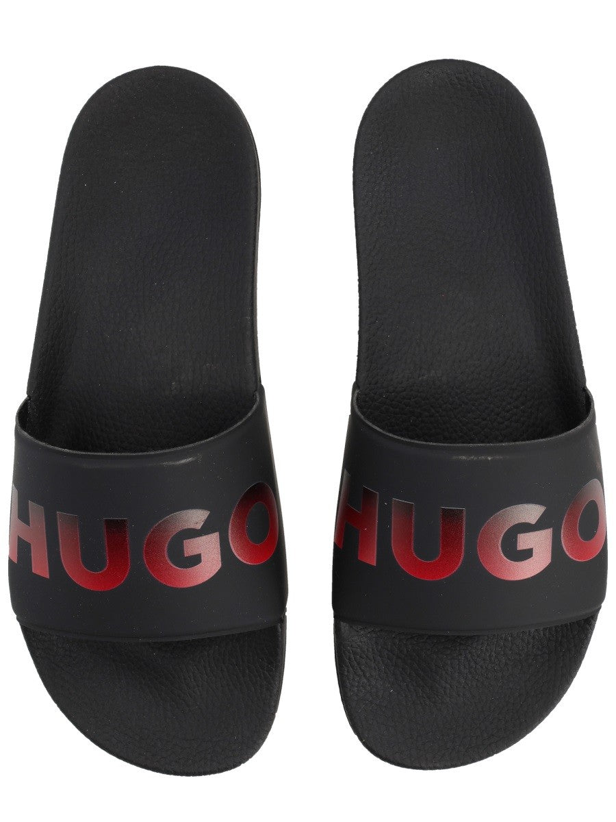 HUGO BOSS Men's Slipper Slipper Black