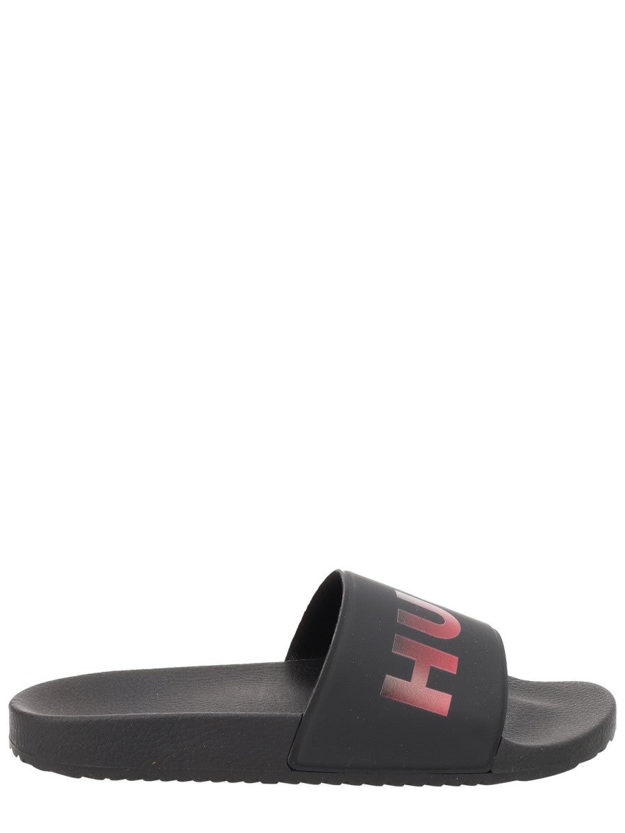 HUGO BOSS Men's Slipper Slipper Black