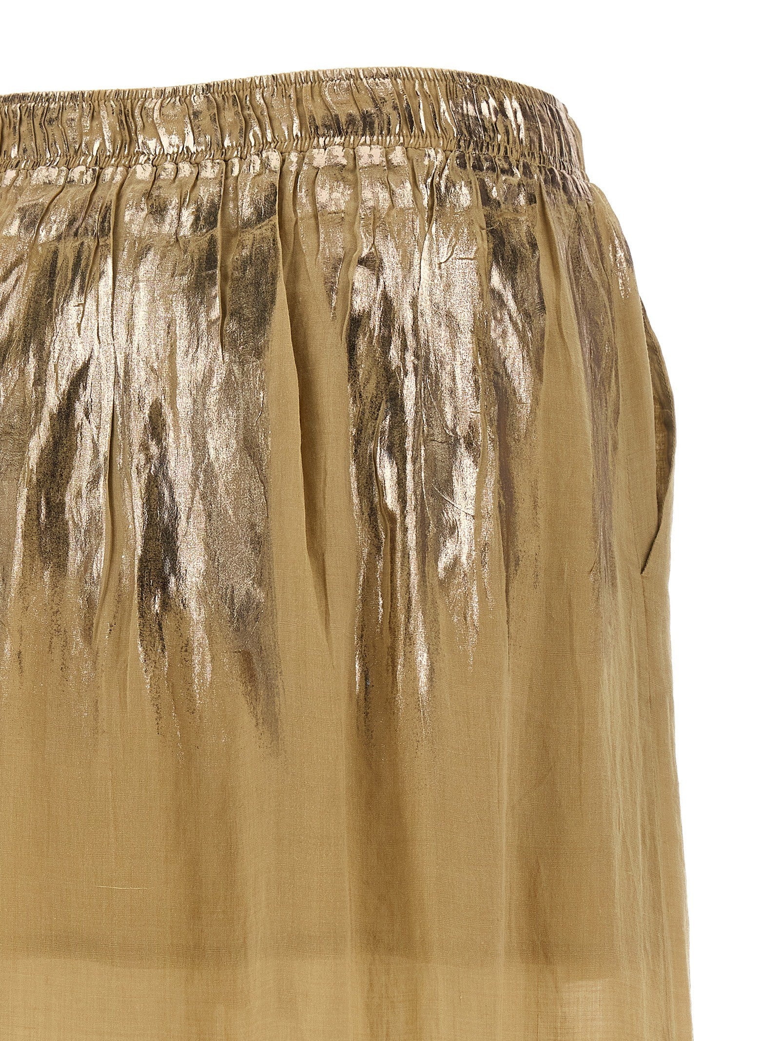 Nude Lucy Slit Skirt Brown