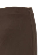 Brunello Cucinelli Slit Skirt Brown, view 4