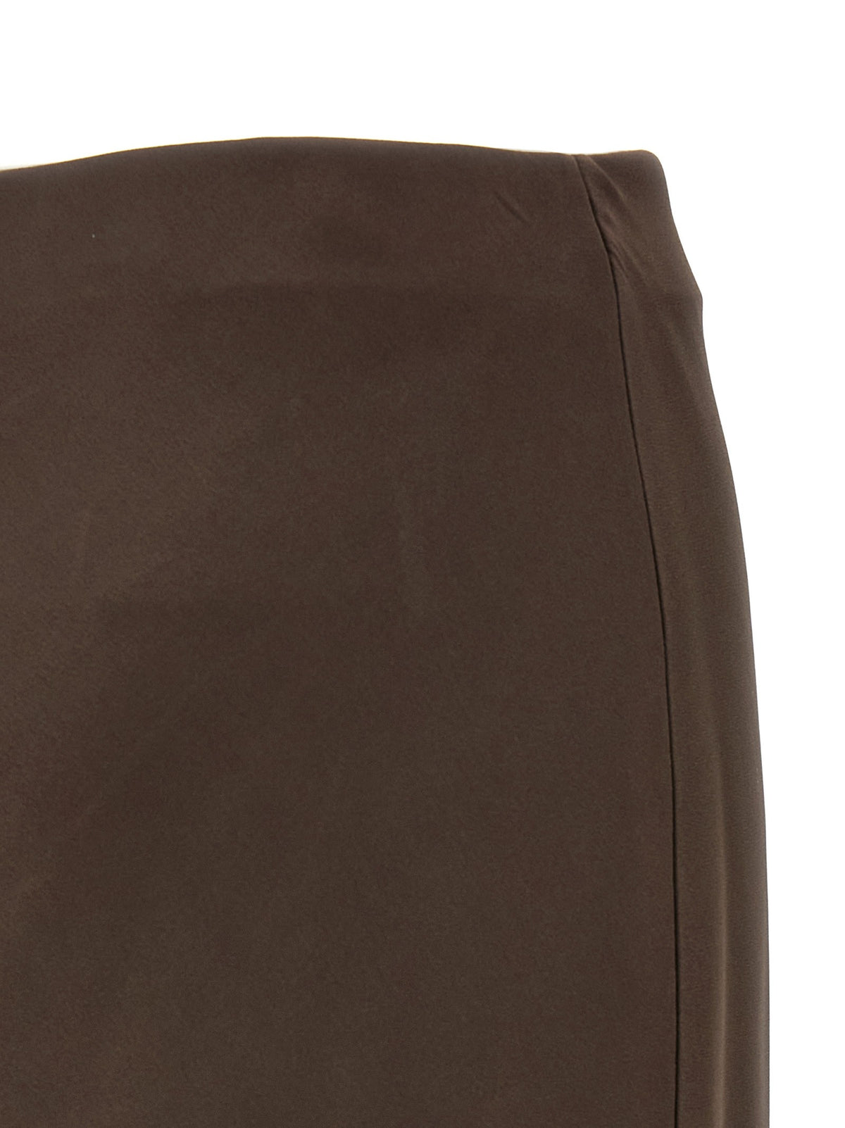 Brunello Cucinelli Slit Skirt Brown, view 4
