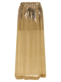 Nude Lucy Slit Skirt Brown