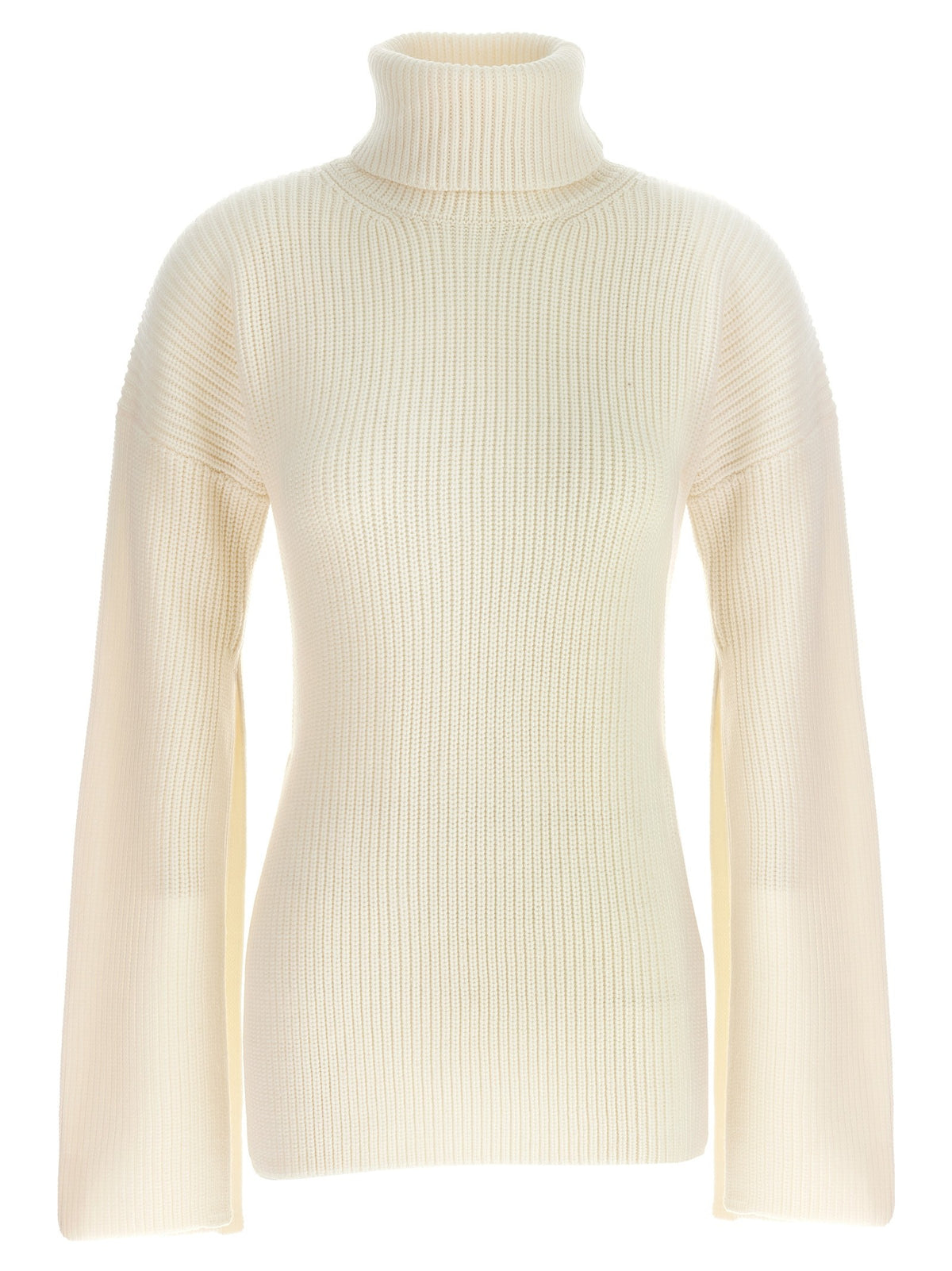 Toteme Slit Sleeve Sweater White