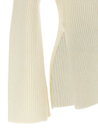 Toteme Slit Sleeve Sweater White, view 4