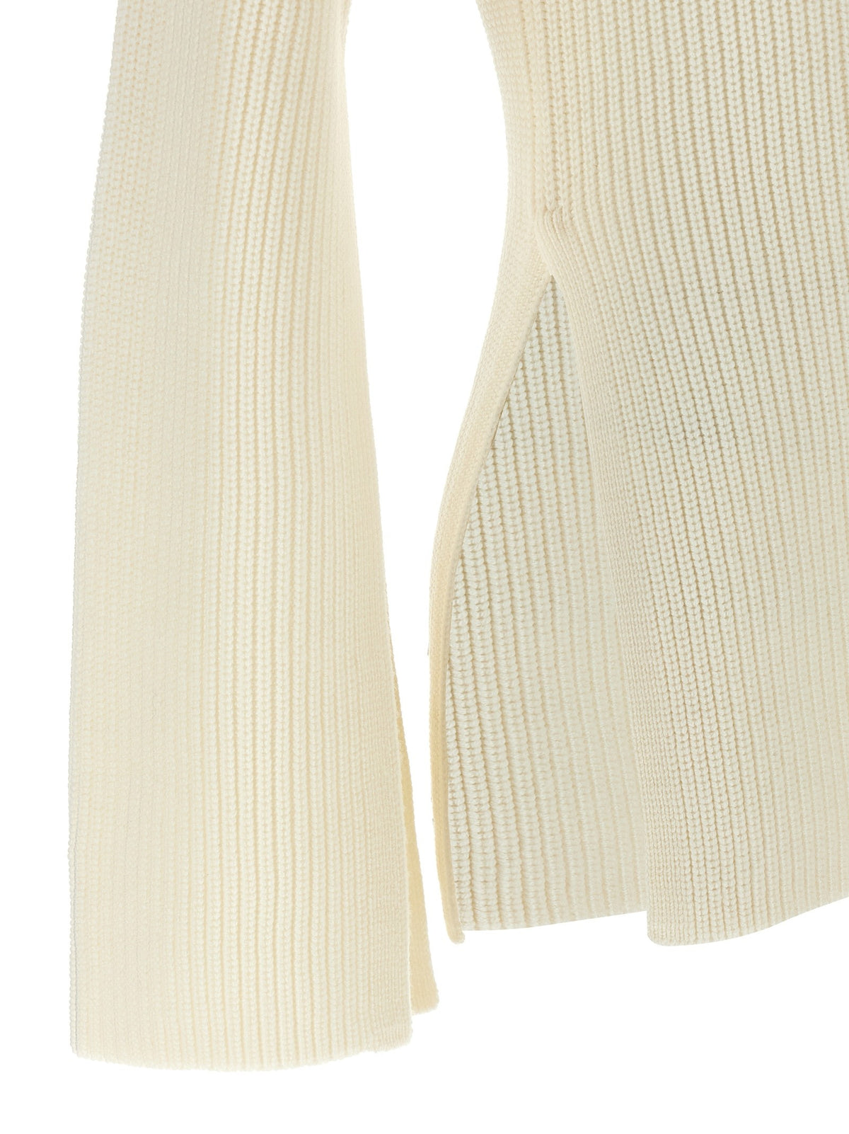 Toteme Slit Sleeve Sweater White, view 4
