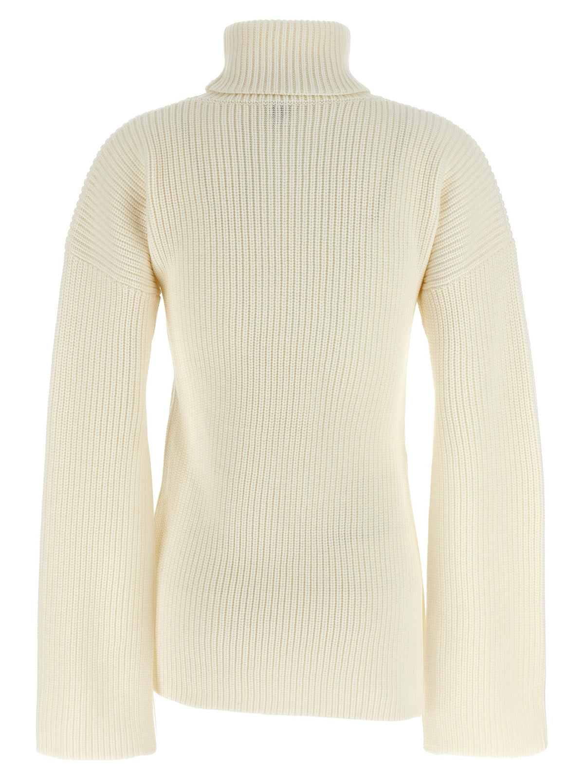 Toteme Slit Sleeve Sweater White