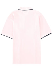 Drôle de Monsieur Men's Slogan Rose Polo Shirt Blue
