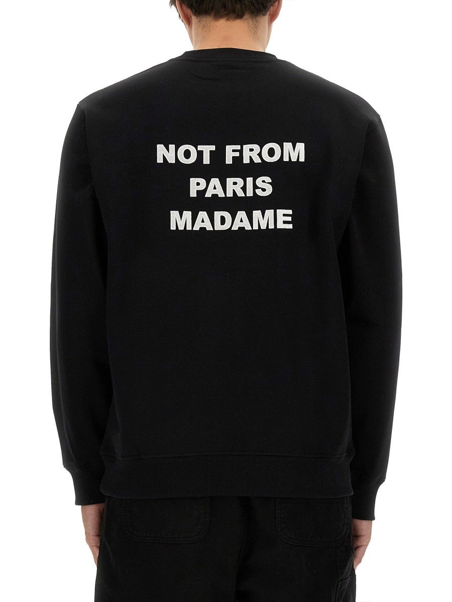 Drôle de Monsieur Men's Slogan Sweatshirt Black