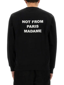 Drôle de Monsieur Men's Slogan Sweatshirt Black