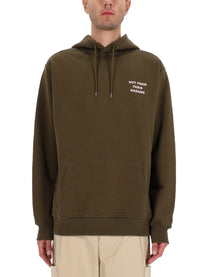 Drole De Monsieur Men's Slogan Sweatshirt Brown Drole De Monsieur