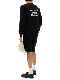 Drôle de Monsieur Men's Slogan Sweatshirt Black