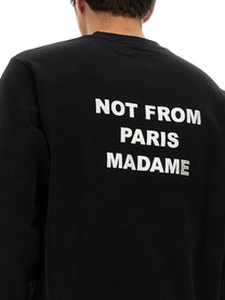 Drôle de Monsieur Men's Slogan Sweatshirt Black